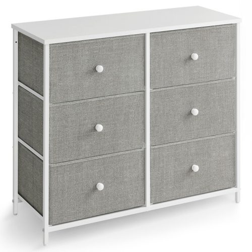 Grey Metal Sideboard 80x30x71 cm AUK-E1032