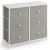Grey Metal Sideboard 80x30x71 cm AUK-E1032
