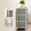 Grey Metal Sideboard 80x30x71 cm AUK-E1032