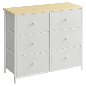 Fehér Fém Komód 80×30×71 cm. AUK-E1032 WT