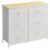 Fehér Fém Komód 80×30×71 cm. AUK-E1032 WT
