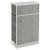 Grey Metal Sideboard 56x30x93 cm AUK-E1051
