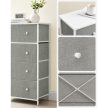 Grey Metal Sideboard 56x30x93 cm AUK-E1051