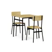 2 személyes vad tölgy MDF étkezőgarnitúra 70x70x76 cm – AUT-O2121 OAK