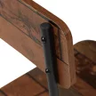 4 személyes old wood MDF étkezőgarnitúra 110x70x76 cm – AUT-O2155 OLW2