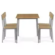 Vad tölgy MDF étkezőgarnitúra 4 székkel 110x70x76 cm – AUT-O2156 OAK