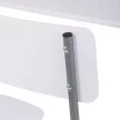 Fehér MDF étkezőgarnitúra 4 székkel 110x70x76 cm – AUT-O2156 WT