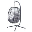 Függőszék, Fém + Polyrattan, Szürke. AZ-V1289 GREY