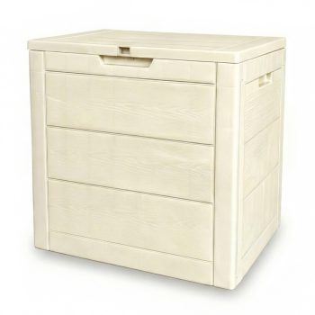   Kerti tároló box 56x43x53 cm, műanyag, bézs, AZB-G2035 CRM