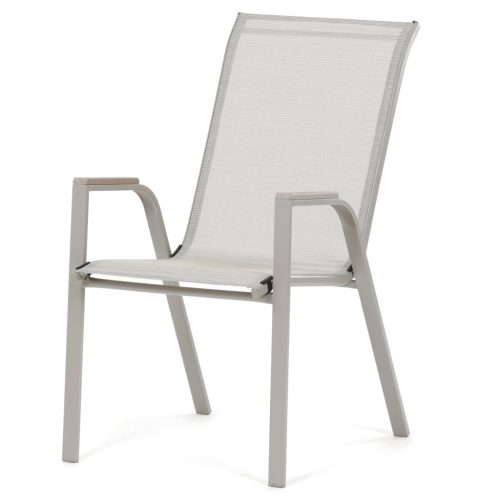 Kerti szék, fém, hálós kivitel, bézs, AZC-S1048 CRM