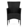 Fekete Polyrattan Kerti Szék. AZC-S2117 BK