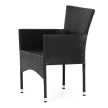 Fekete Polyrattan Kerti Szék. AZC-S2117 BK