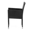 Fekete Polyrattan Kerti Szék. AZC-S2117 BK