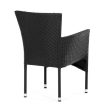 Fekete Polyrattan Kerti Szék. AZC-S2117 BK