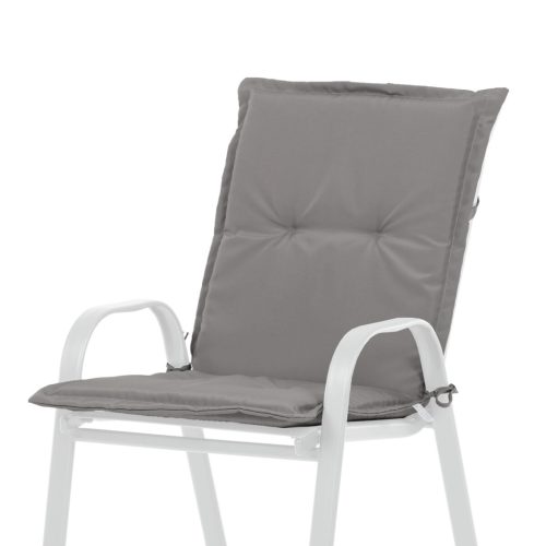 Párnázott ülőpárna, szövet, szürke, AZP-S1028 GREY