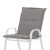 Párnázott ülőpárna, szövet, szürke, AZP-S1028 GREY