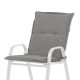 Párnázott ülőpárna, szövet, szürke, AZP-S1028 GREY
