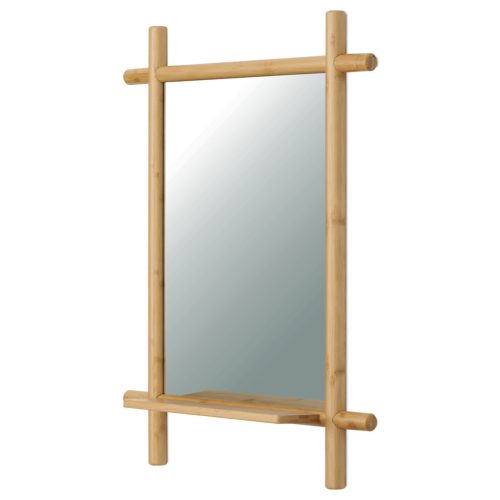 Falitükör, bambusz, natúr, AZR-B027