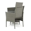 Kerti bútor szett 1+2, polyrattan, szürke, AZS-A1102 GREY