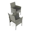 Kerti bútor szett 1+2, polyrattan, szürke, AZS-A1102 GREY