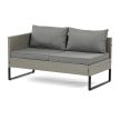 Kerti bútor garnitúra, polyrattan, szürke, AZS-A1915 GREY
