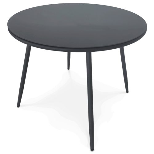 Kerti asztal 90x90 cm, fém, szürke, AZT-L1352 GREY