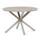Kerti asztal 110x110 cm, alumínium, polywood, bézs, AZT-S1430 CRM