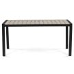 Kerti asztal 160x90 cm, alumínium, polywood, fekete, AZT-S1514 BK