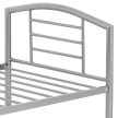 Fém Egyszemélyes Ágy 94×207 cm, Ezüst. BED-1900 SIL