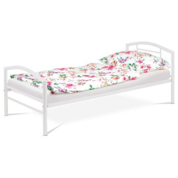 Single Metal Bed Frame White 90x200 cm
