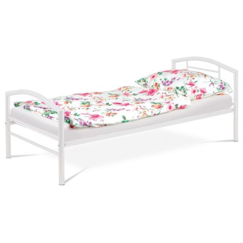 Single Metal Bed Frame White 90x200 cm