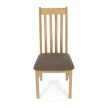 Tömör Tölgy Étkezőszék Barna Párnázott Üléssel. C-2100