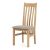 Natúr Tömörfa Étkezőszék, Bézs Üléssel. C-2100 CRM2
