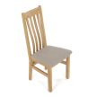 Natúr Tömörfa Étkezőszék, Bézs Üléssel. C-2100 CRM2