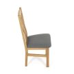 Natúr Tömörfa Étkezőszék, Szürke Üléssel. C-2100 GREY2