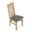 Natúr Tömörfa Étkezőszék, Szürke Üléssel. C-2100 GREY2