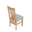 Natúr Tömörfa Étkezőszék, Ezüst Üléssel. C-2100 SIL2