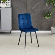 Kék Bársony Étkezőszék. CT-281 BLUE4