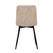 Étkezőszék, bézs, vintage szövet, CT-281 CRM3