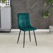 Zöld Bársony Étkezőszék. CT-281 GRN4