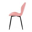 Étkezőszék rózsaszín szövettel. CT-285 PINK2