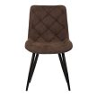 Étkezőszék, barna, szövet, CT-382 BR2