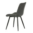 Étkezőszék, szürke, szövet, CT-382 GREY2