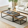 Coffee table CT-613 100x60 cm oak MDF