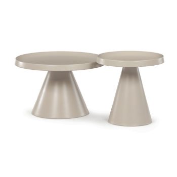   Dohányzóasztal 69×69×44 cm, Fém, Cashmere Szín. CT-F4112 CSM