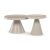 Dohányzóasztal 69×69×44 cm, Fém, Cashmere Szín. CT-F4112 CSM