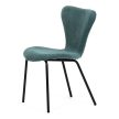 Dining chair CT-S8010 blue fabric