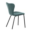 Dining chair CT-S8010 blue fabric