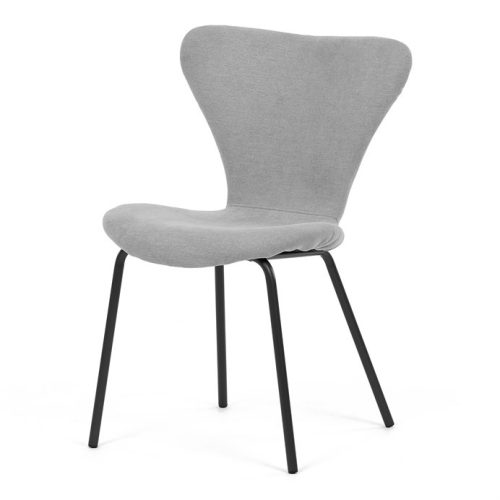 Silver Fabric Dining Chair CT-S8010 SIL2