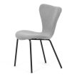 Silver Fabric Dining Chair CT-S8010 SIL2